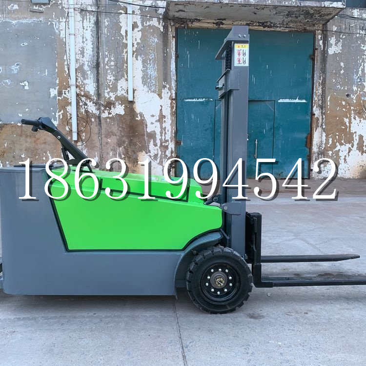 丁青县小型电动叉车1吨2吨步行站驾式电瓶堆高充电装卸车液压升降车铲车